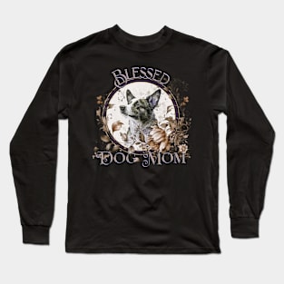 Mother's Day Blessed Dog Mom Traditional Long Sleeve T-Shirt